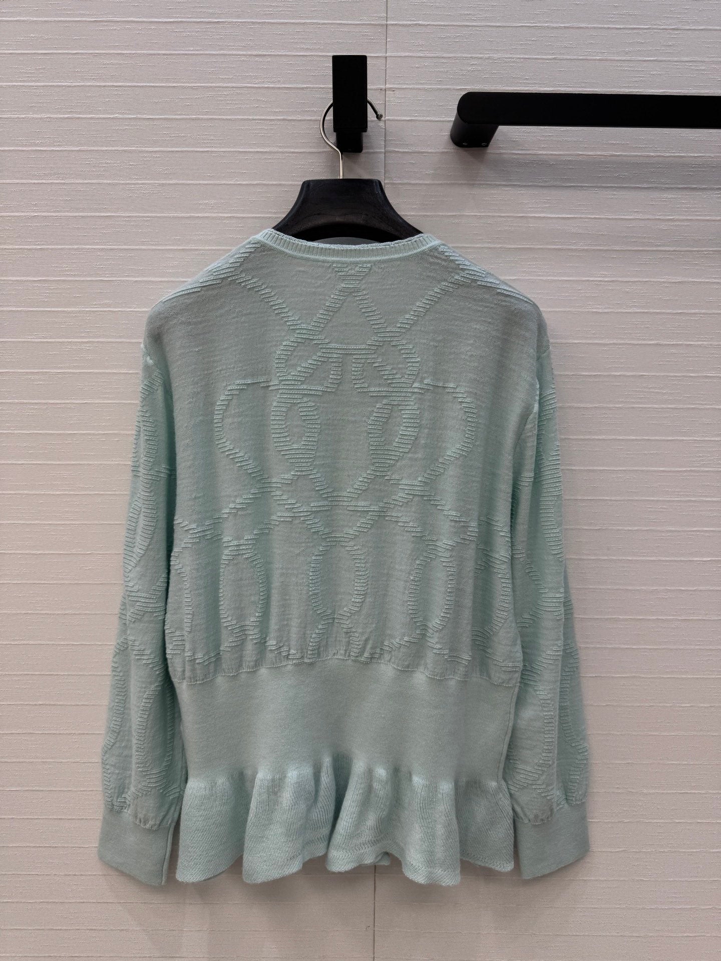 HM 25 Cardigan Light Turquoise Wool 02662