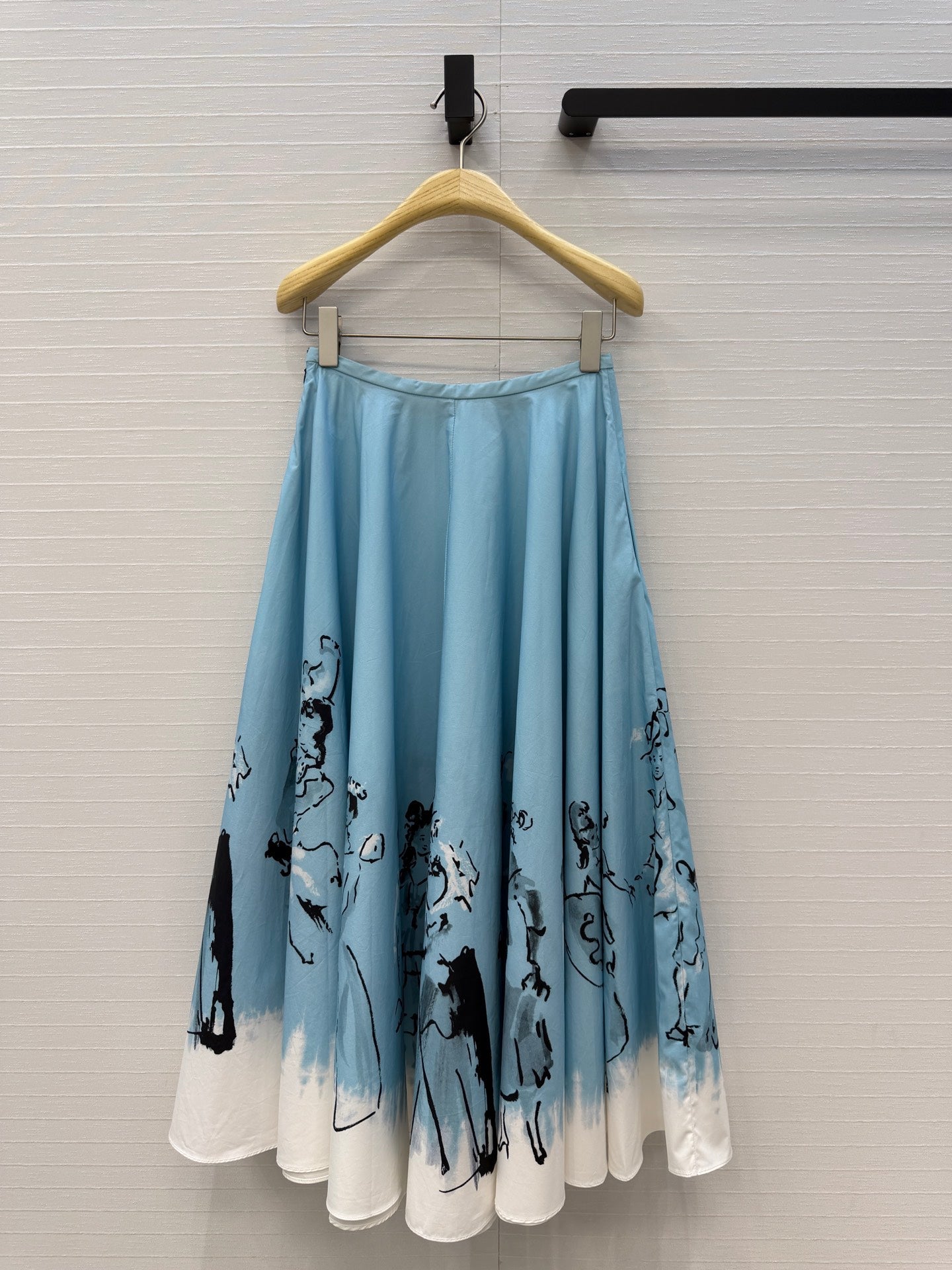 Dior 2026 Long Skirt Blue Cotton 399008