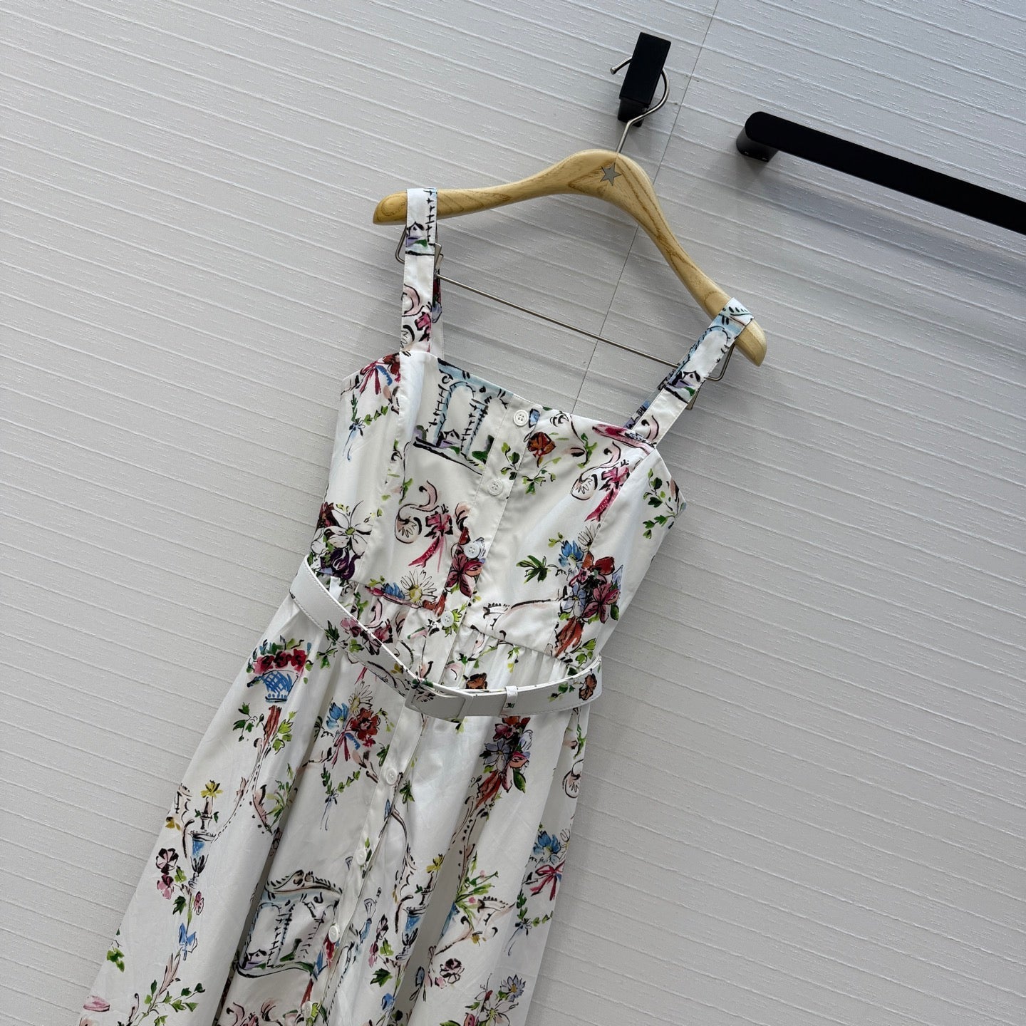Dior 2026 Print Slip Dress Cotton 401997