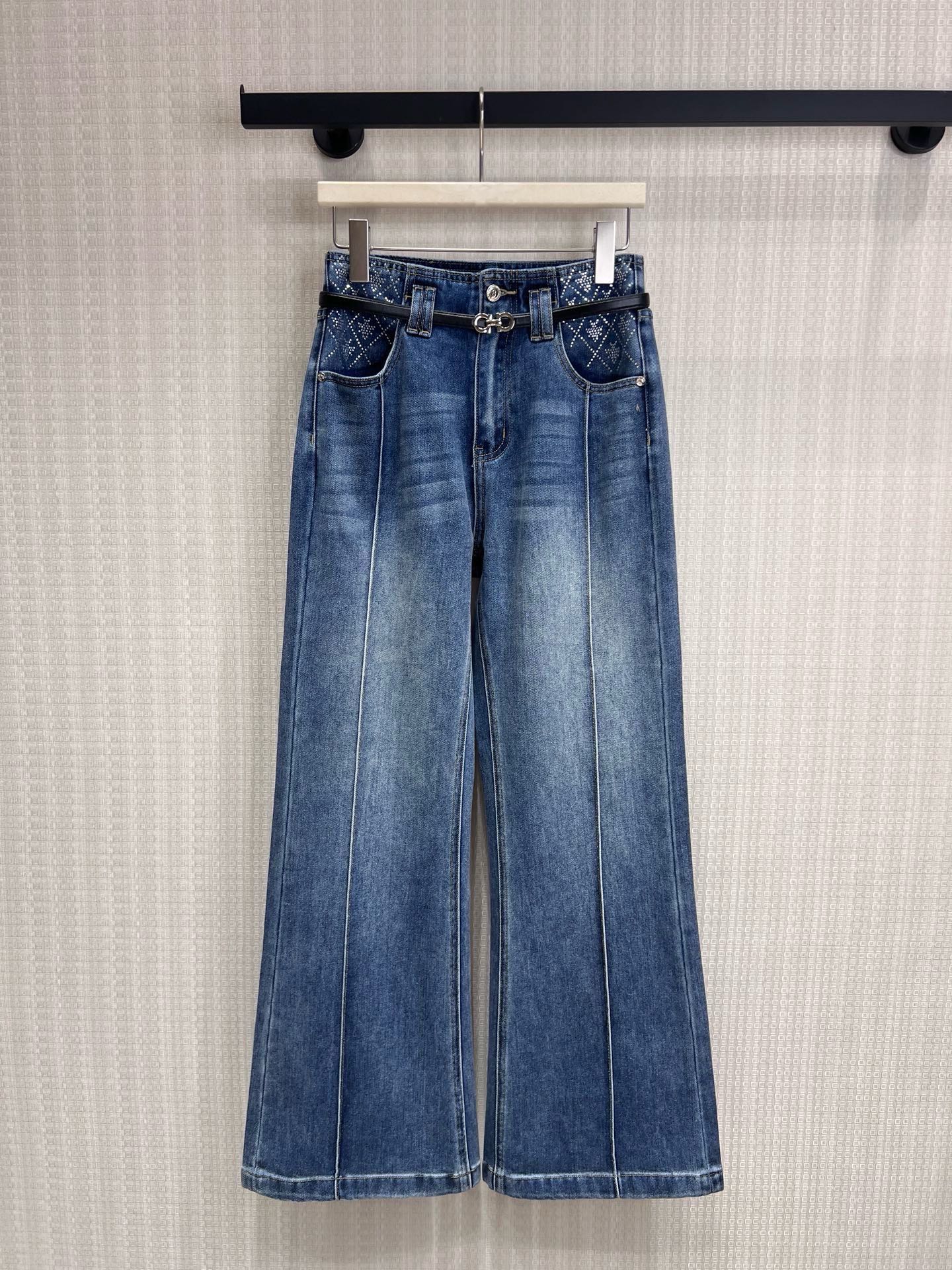 Dior 2026 Washed Blue Pants Cotton 400650