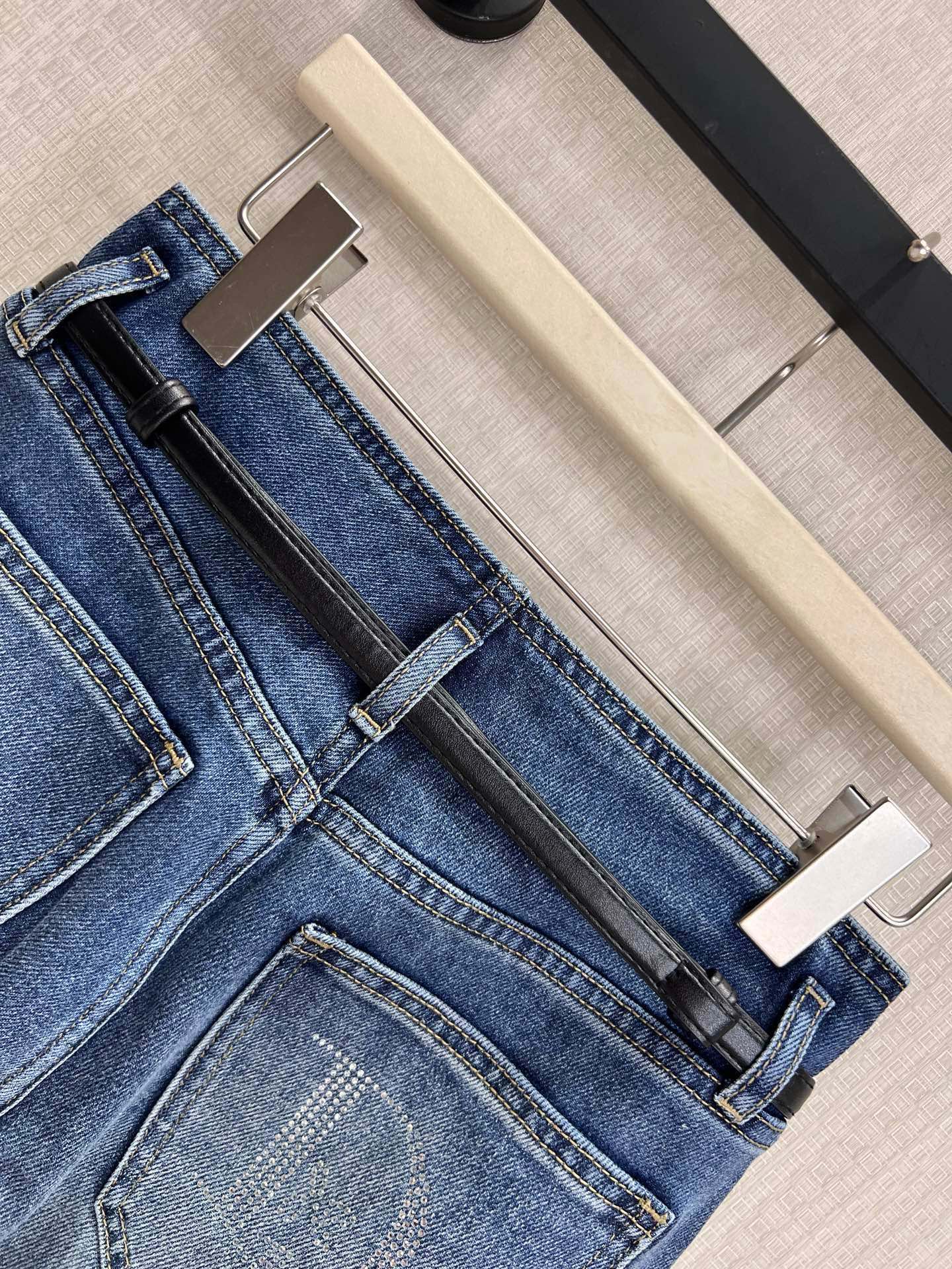 Dior 2026 Washed Blue Pants Cotton 400650