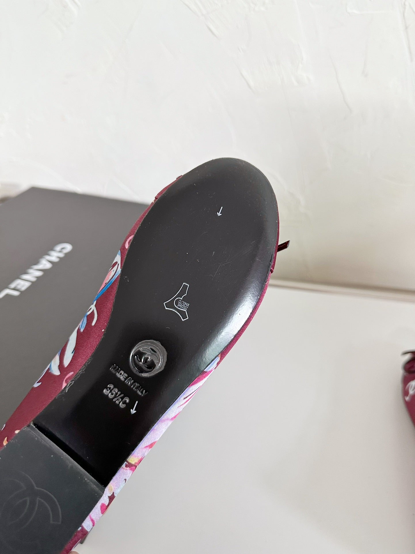 Ballet Flats Red Cloth