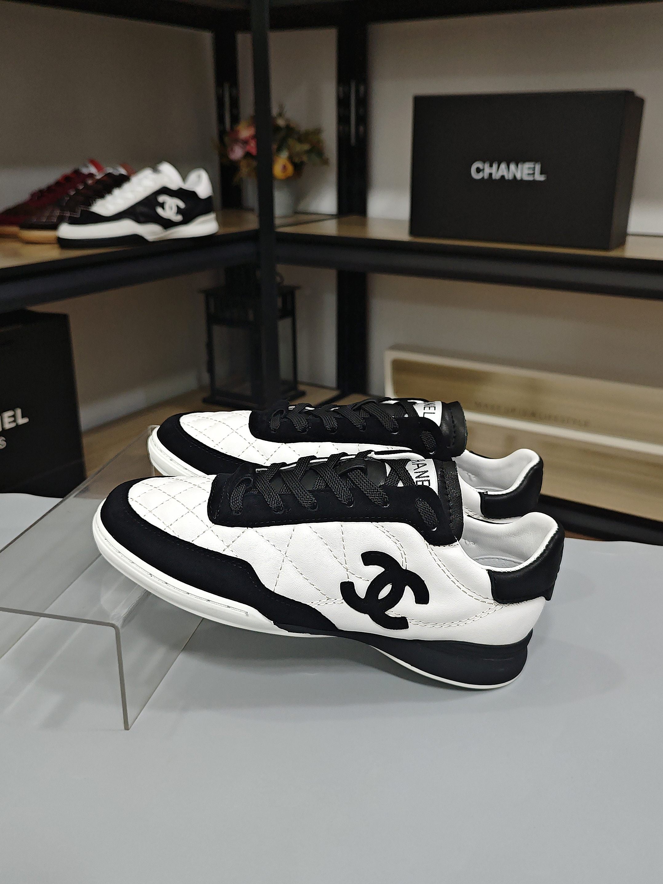 Chanel 2026 German Training Shoes Sheepskin Calfskin Leather 833319