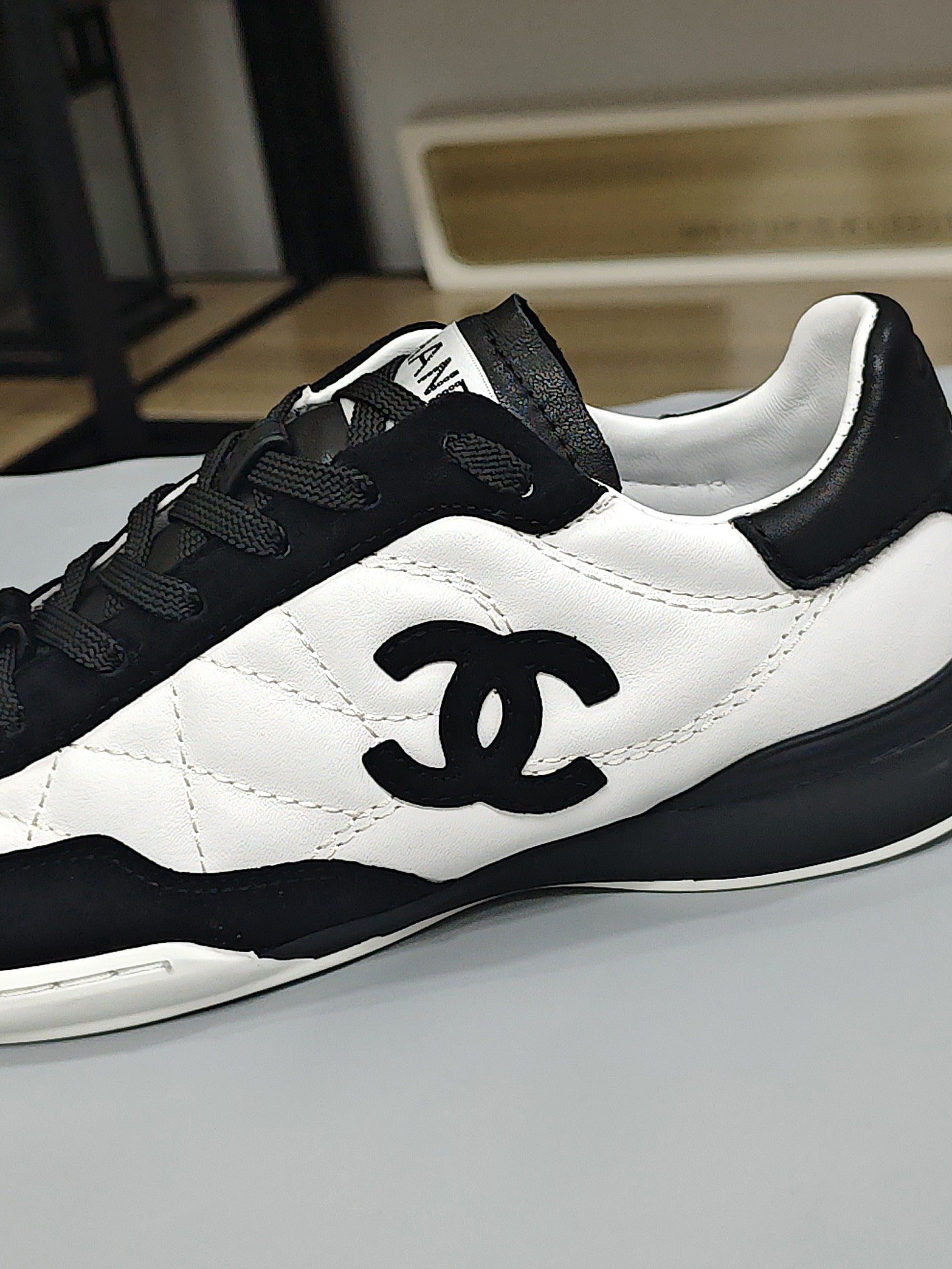 Chanel 2026 German Training Shoes Sheepskin Calfskin Leather 833319