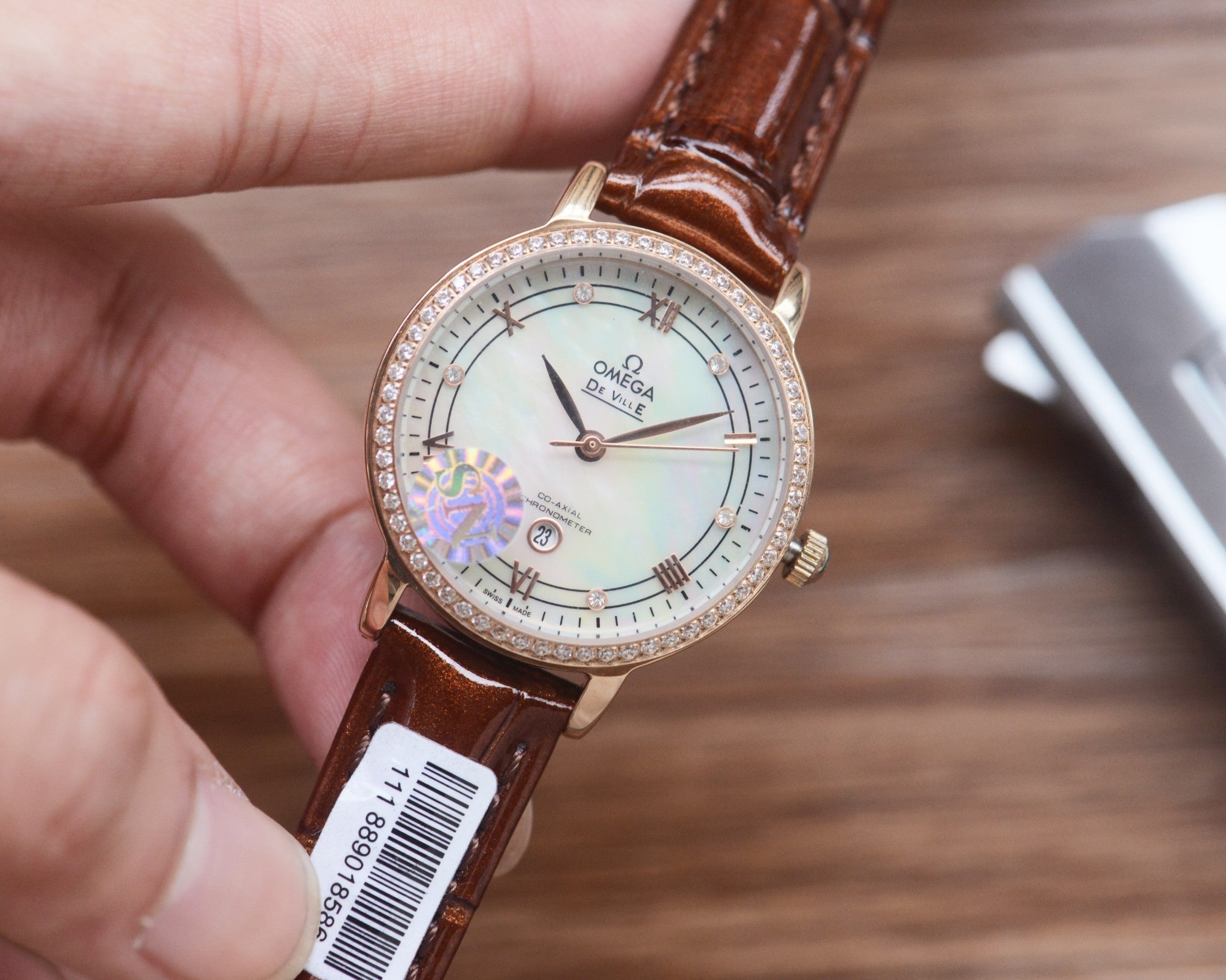 Omega De Ville Prestige 34mm Watch Diamond Case