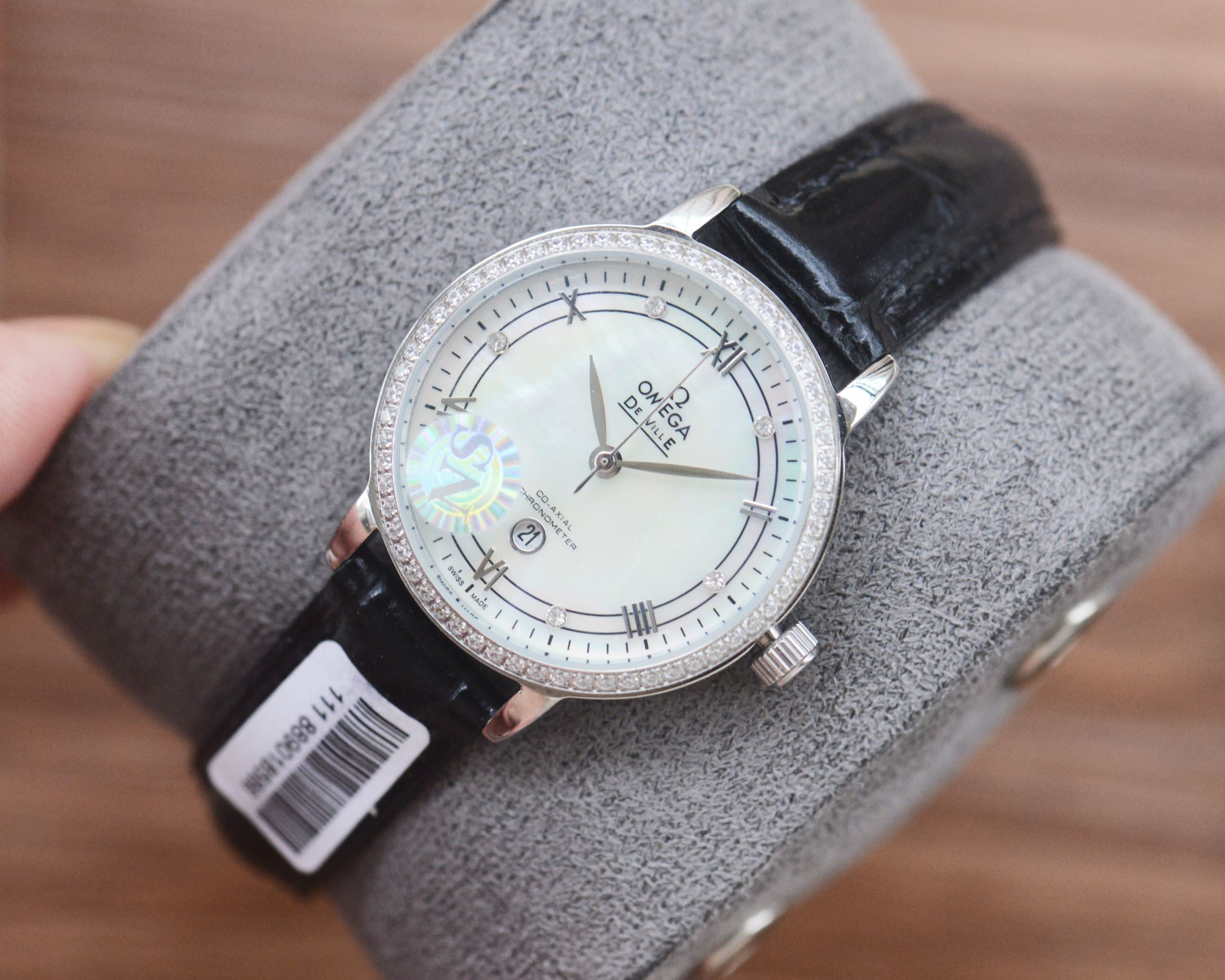 Omega De Ville Prestige 34mm Watch Diamond Case