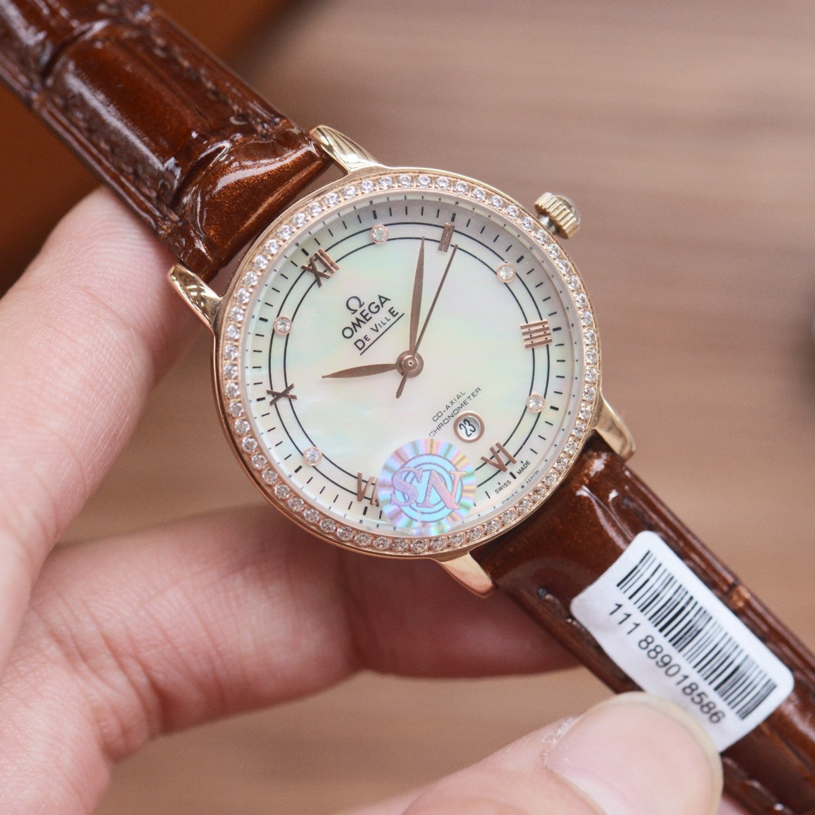 Omega De Ville Prestige 34mm Watch Diamond Case