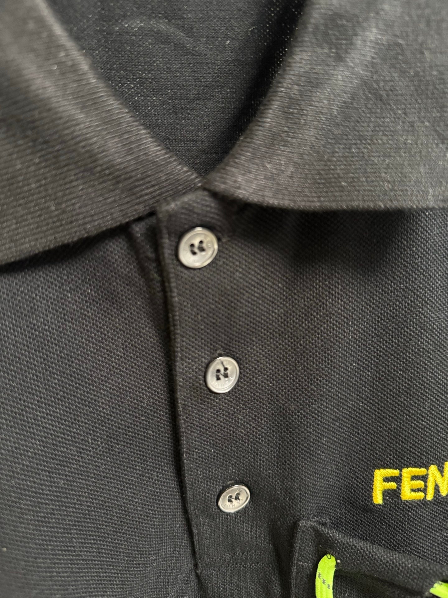 Fendi 2026 Men's Short-Sleeve Polo Shirt Cotton 830414