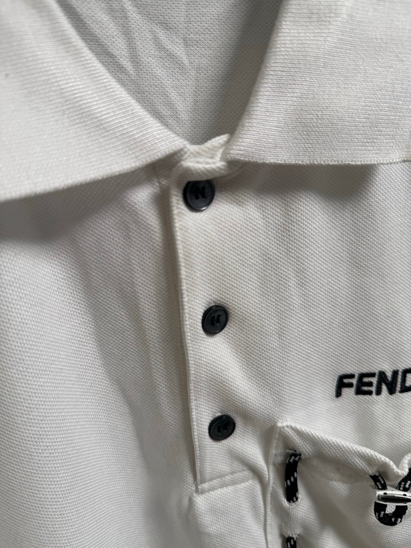 Fendi 2026 Men's Short-Sleeve Polo Shirt Cotton 830414
