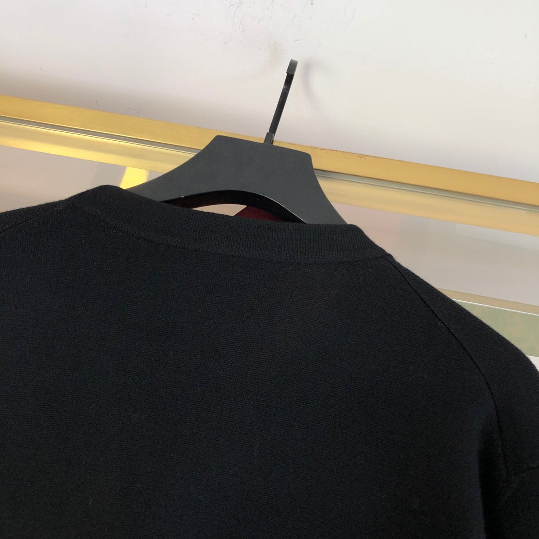 GG 25 Cardigan Black Cashmere 0018