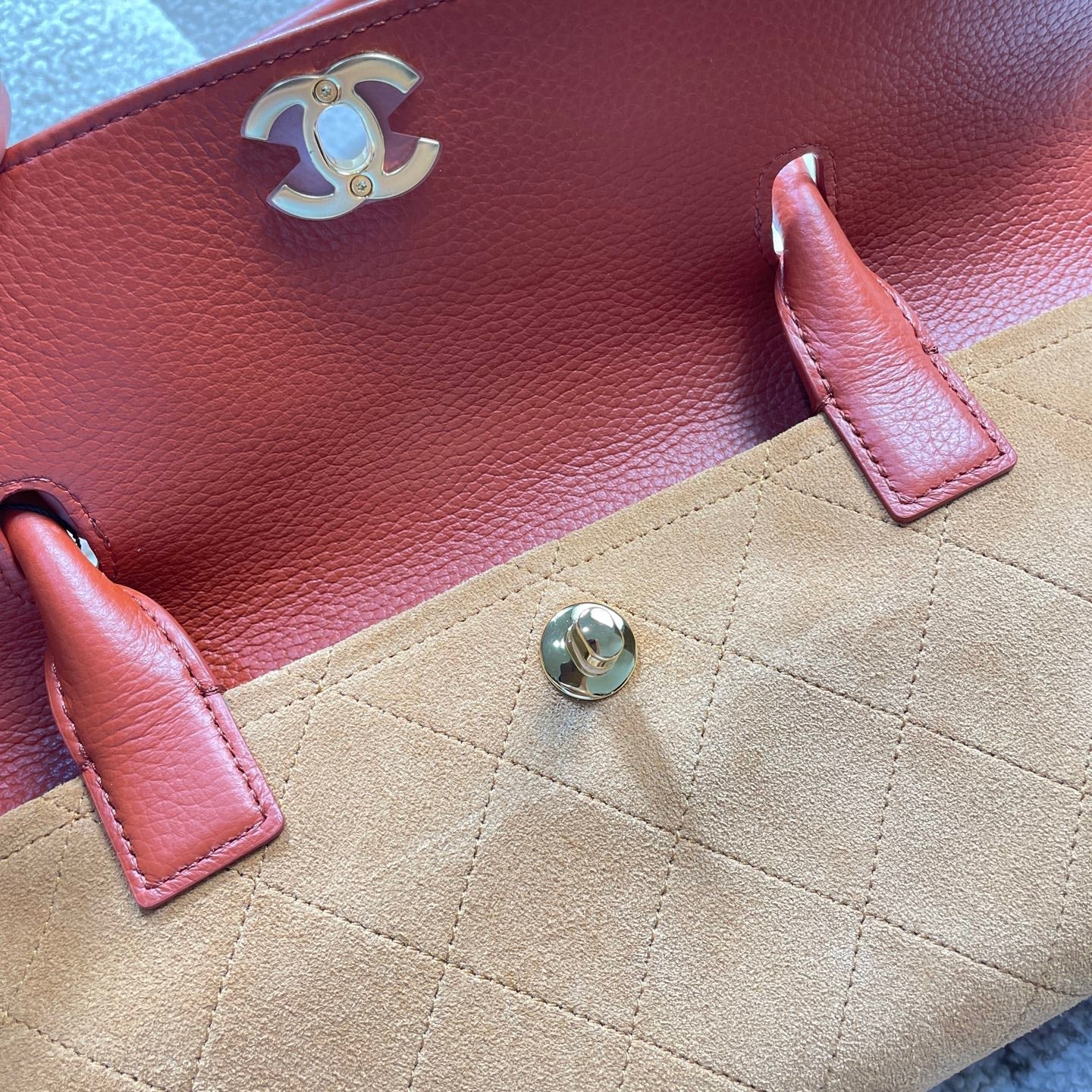 Chanel 2026 Urban Essentials East West Bag 31cm Suede Leather