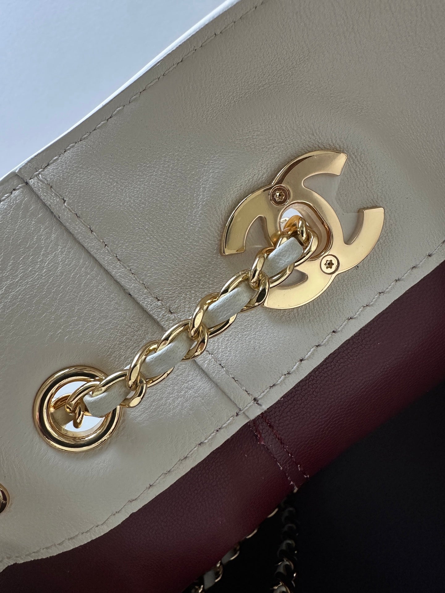 Chanel 2026 Bucket Bag 18cm Lambskin Suede Denim