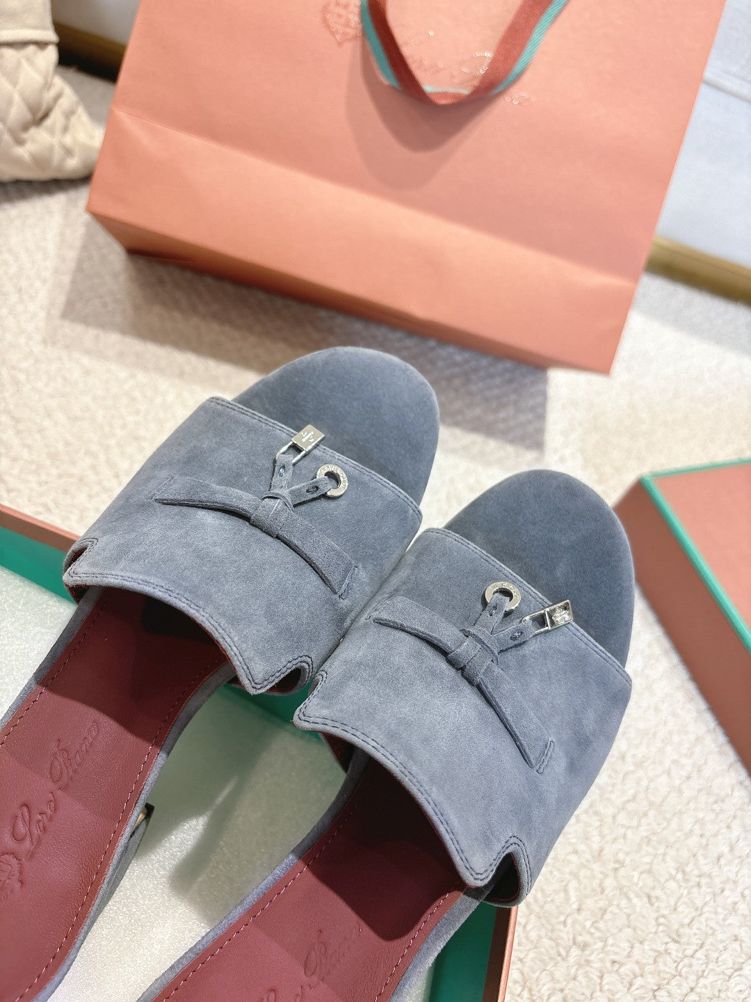 LP 25 Summer Charm Sandal 55 Rock Blue Suede