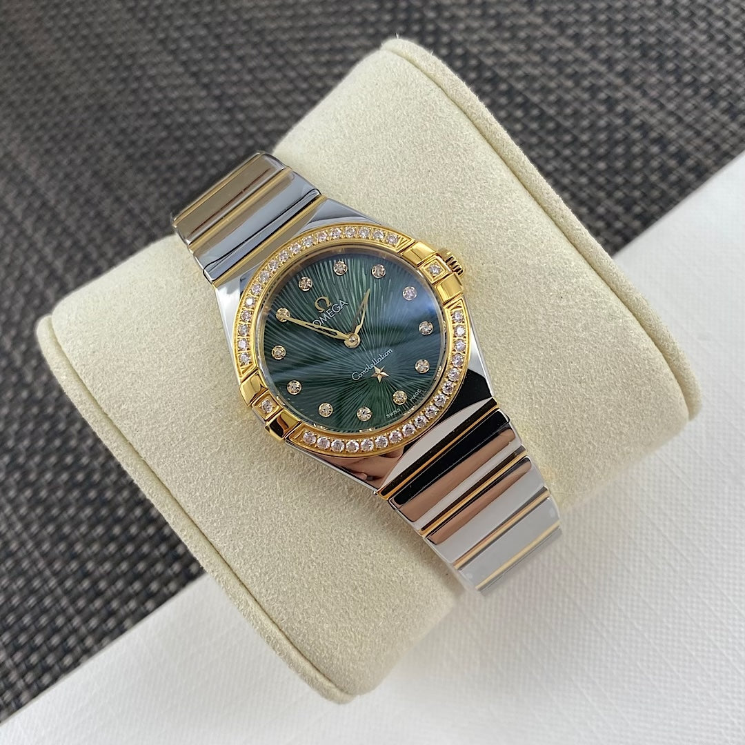 Omega Constellation Moonshine-Tone Diamonds 27mm Watch