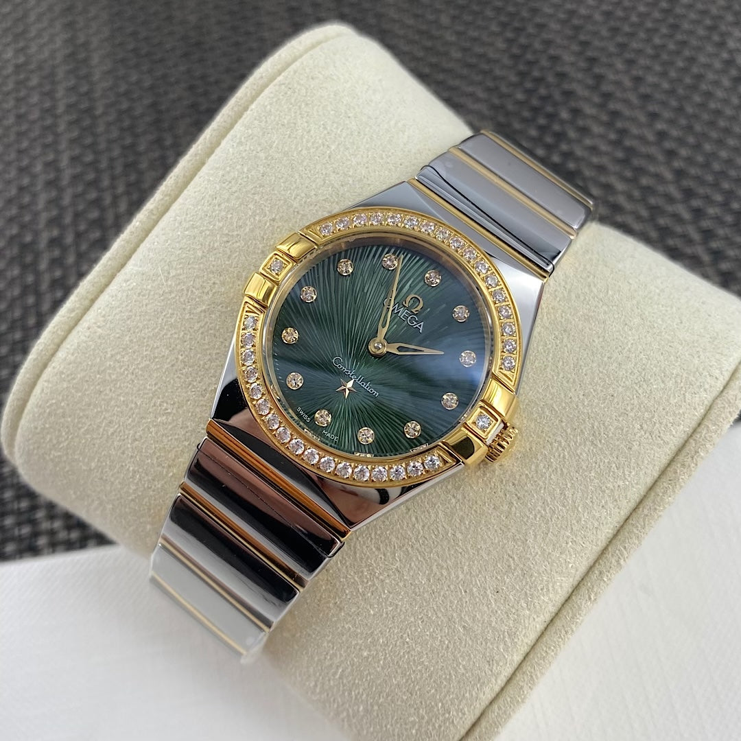 Omega Constellation Moonshine-Tone Diamonds 27mm Watch