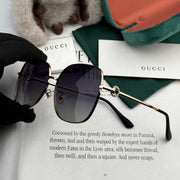 SQUARE FRAME SUNGLASSES G7639 IN METAL