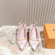 LV 26ss Slingback 45 Light Pink Cowhide 656940