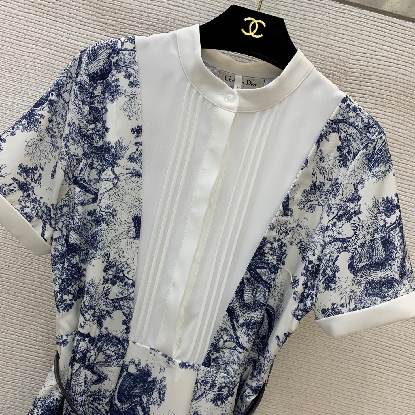 Dior 2026 Dress White Blue Cotton 399943