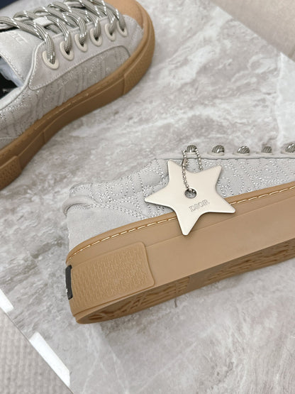 CD And Stone Island B33 Sneaker â€“ Limited And Numbered Edition Grey Canvas