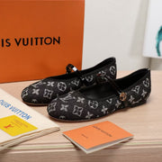 LV 25C Romy Flat Black Monogram Denim Fabric 218303
