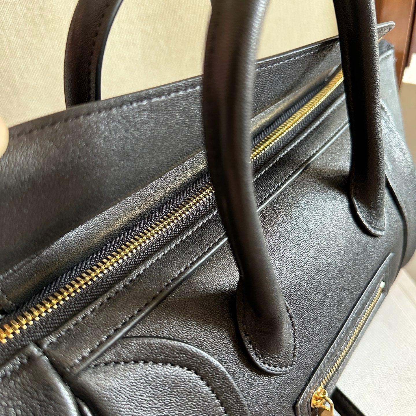 Celine 2026 Luggage Shiny Lambskin 276248