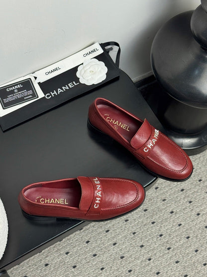 CC 25 Loafers Dark Red Cowhide 329802