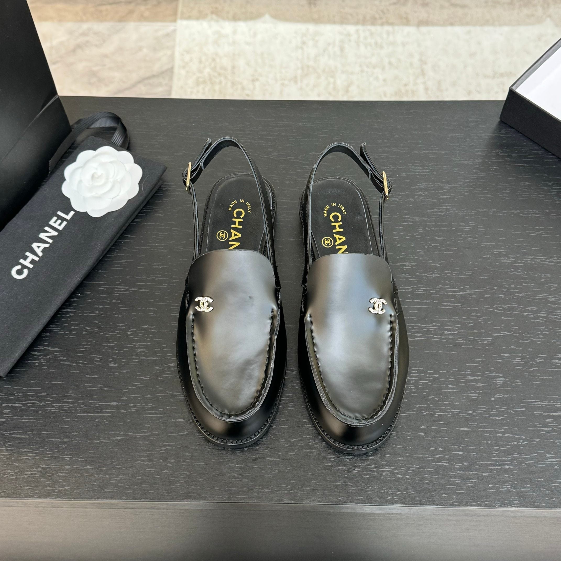 CC 25C Slingback Loafer Patent Leather