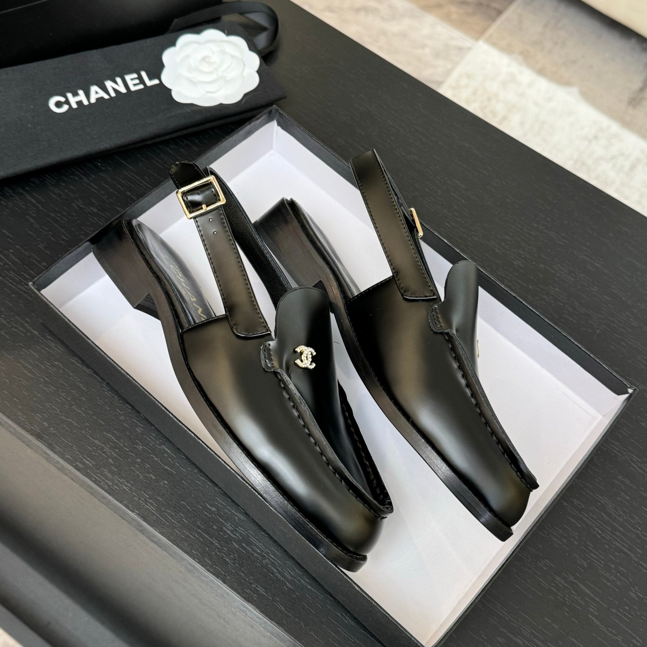CC 25C Slingback Loafer Patent Leather