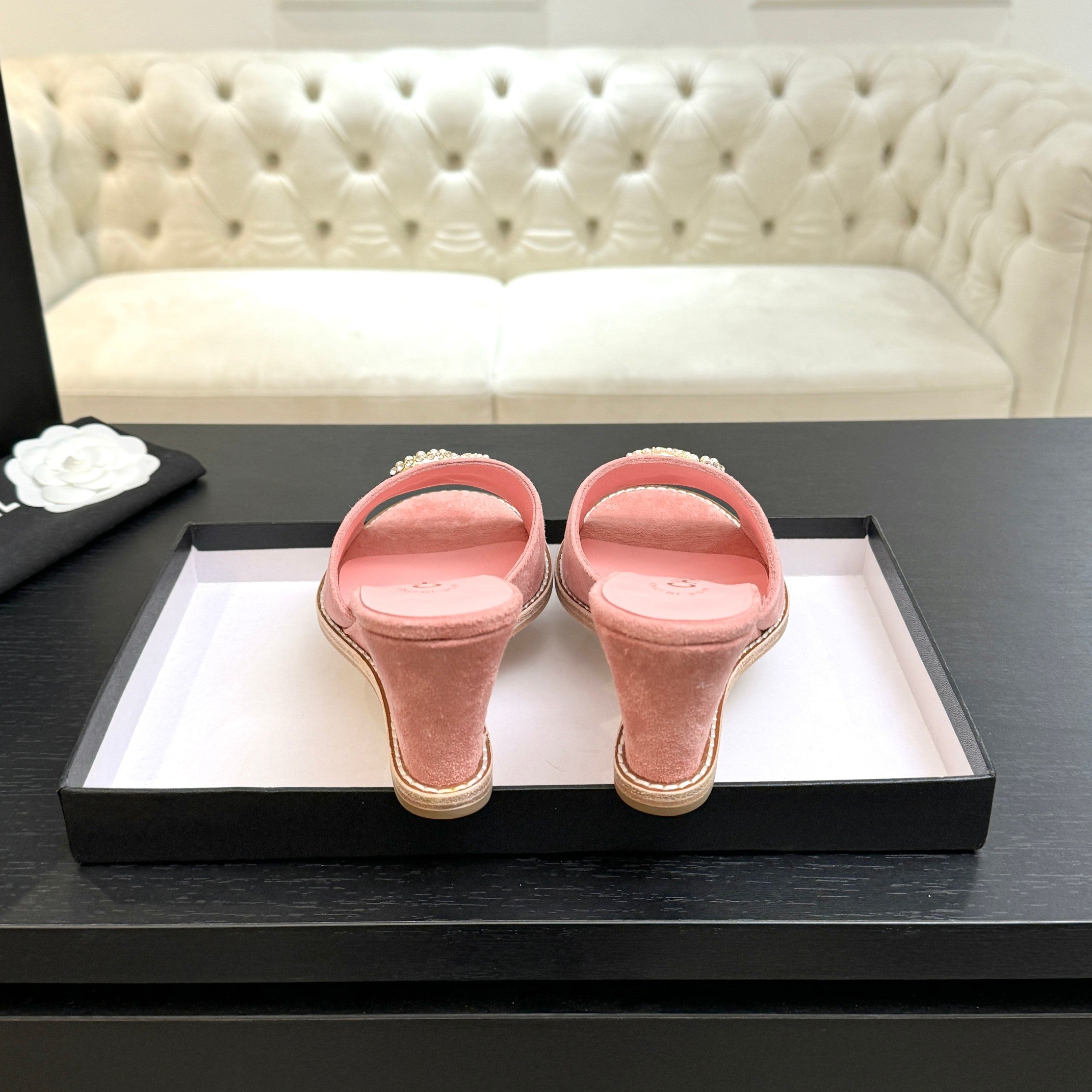 CC 2026 Wedge Sandals 65 Suede