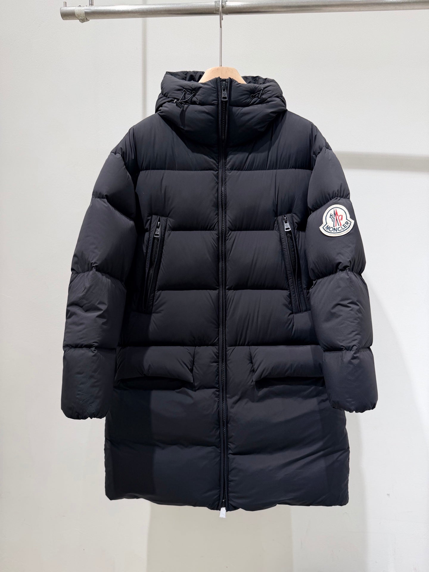 MC 2025 Long Down Coat Black Polyester