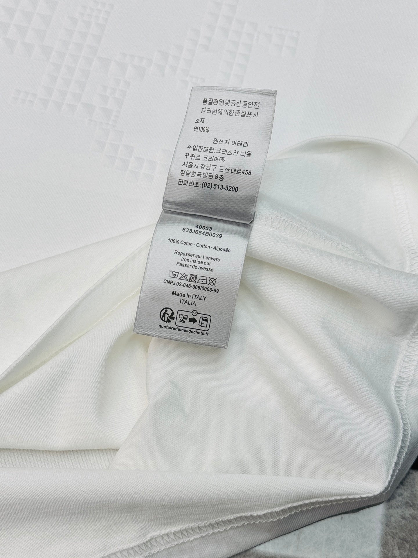 CD 2026 Short-Sleeve Shirt 3D Logo Cotton 316513
