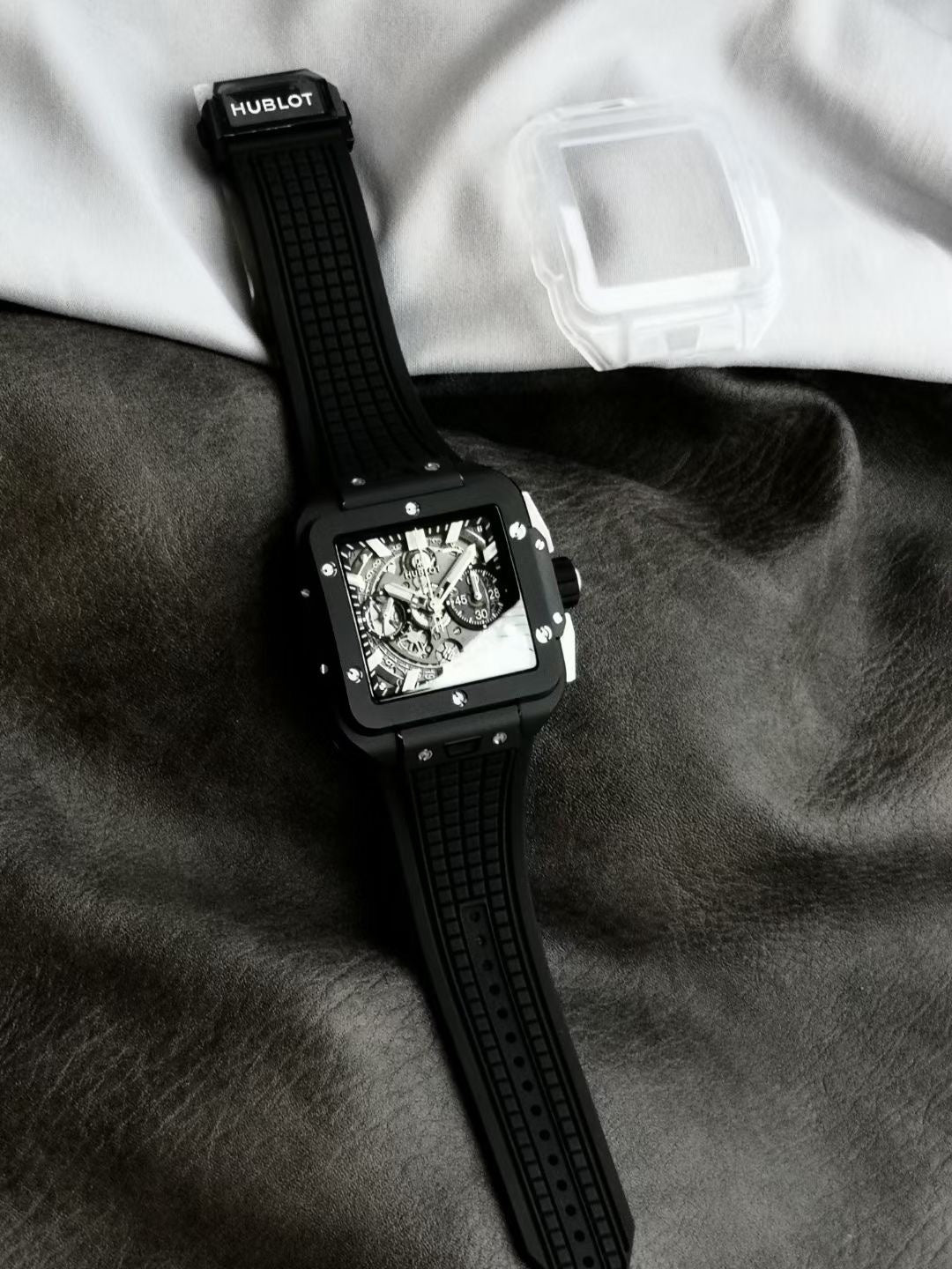 Hublot Square Bang Unico Black Ceramic 42mm Watch