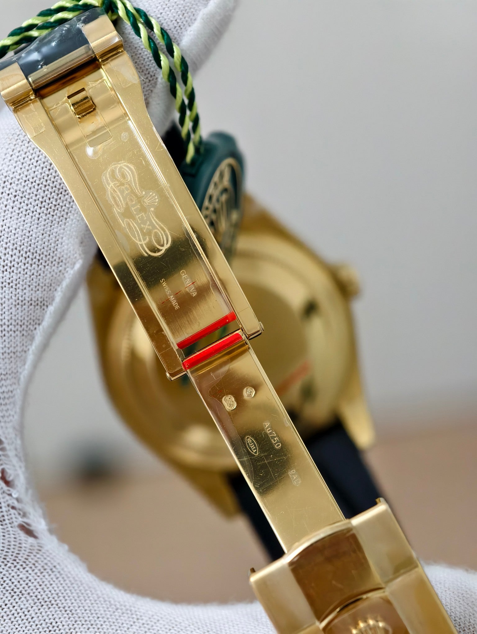 Rolex Sky-Dweller 42mm Gold Case Green Dial