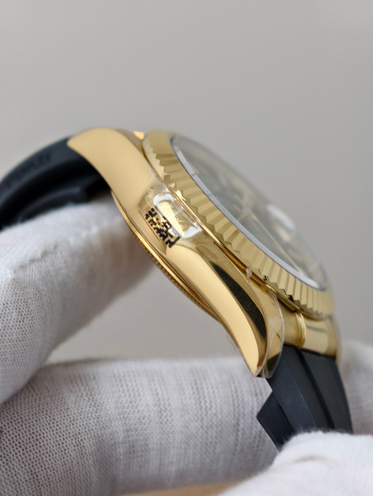 Rolex Sky-Dweller 42mm Gold Case Green Dial