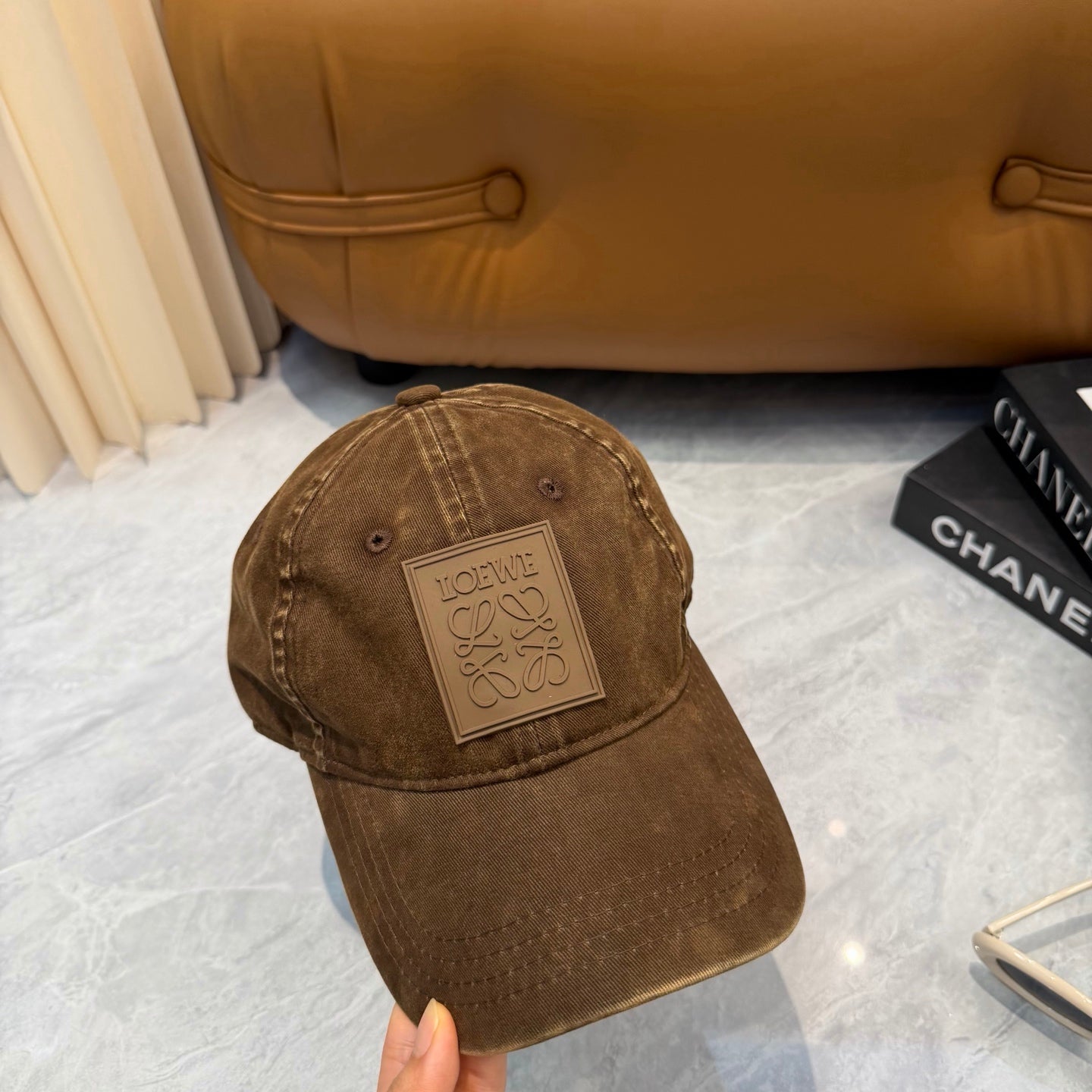 Loewe Washed Baseball Cap 360768