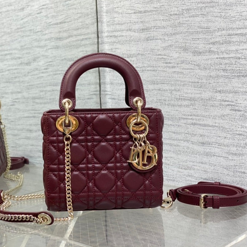 mini lady 17 lambskin