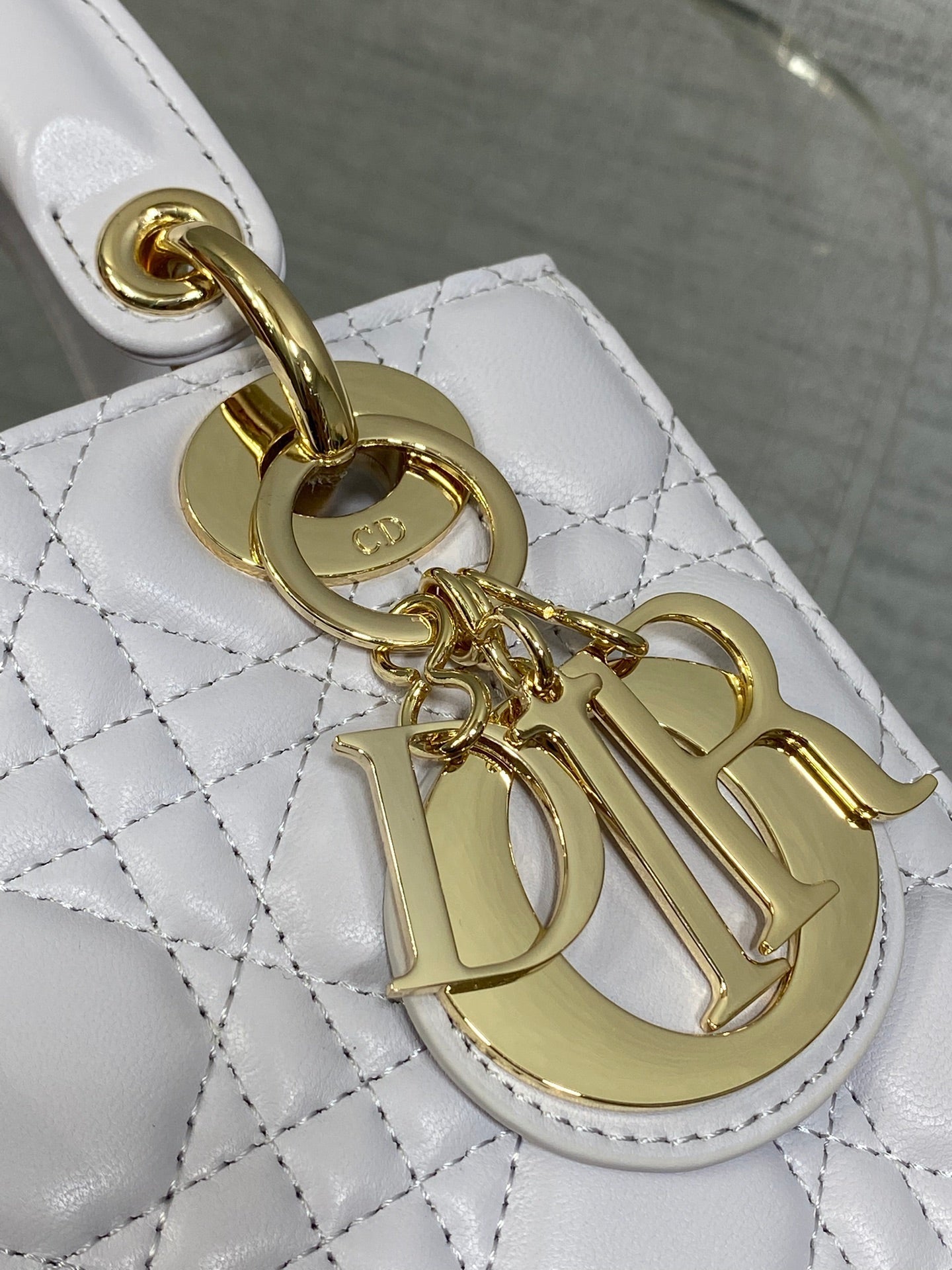 Dior 2026 Mini Lady Dior Bag Light Purple Lambskin 267705
