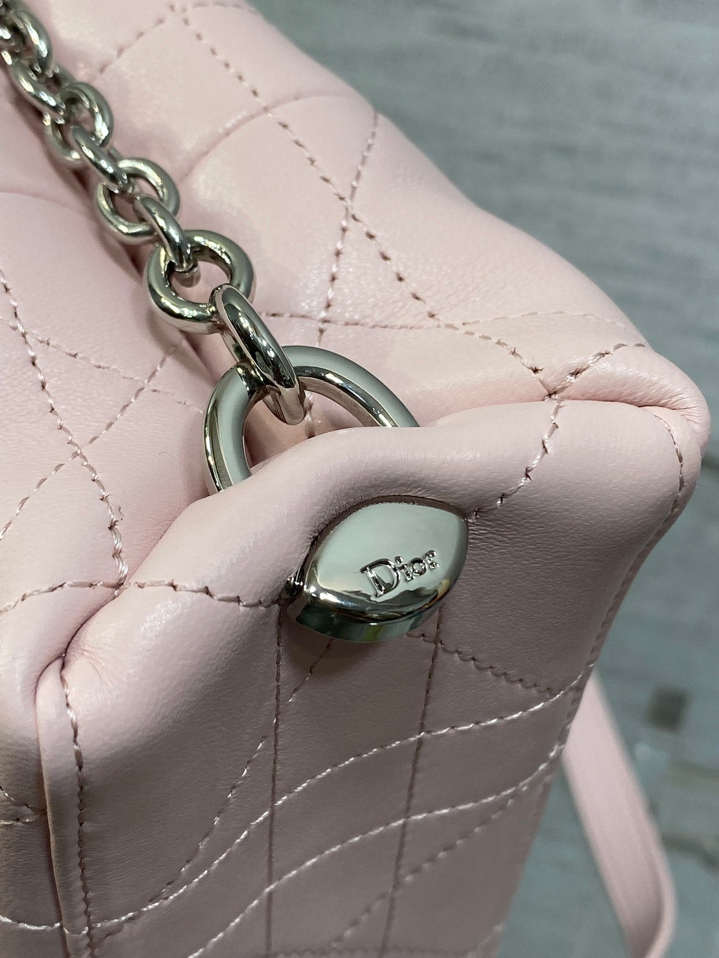 Dior 2026 Trianon Hobo Chain Bag 21cm Lambskin 289177
