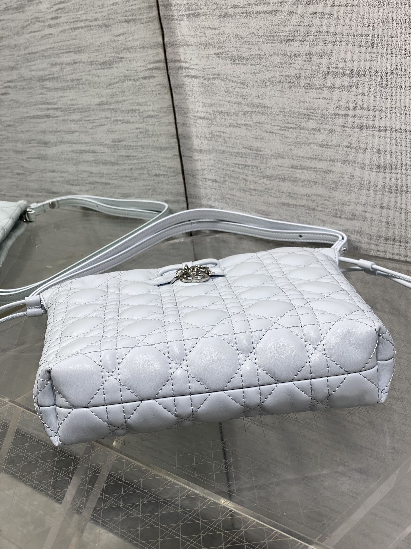 Dior 2026 Bow Adiorable Quilted Lucky Bag 22cm Cannage Lambskin