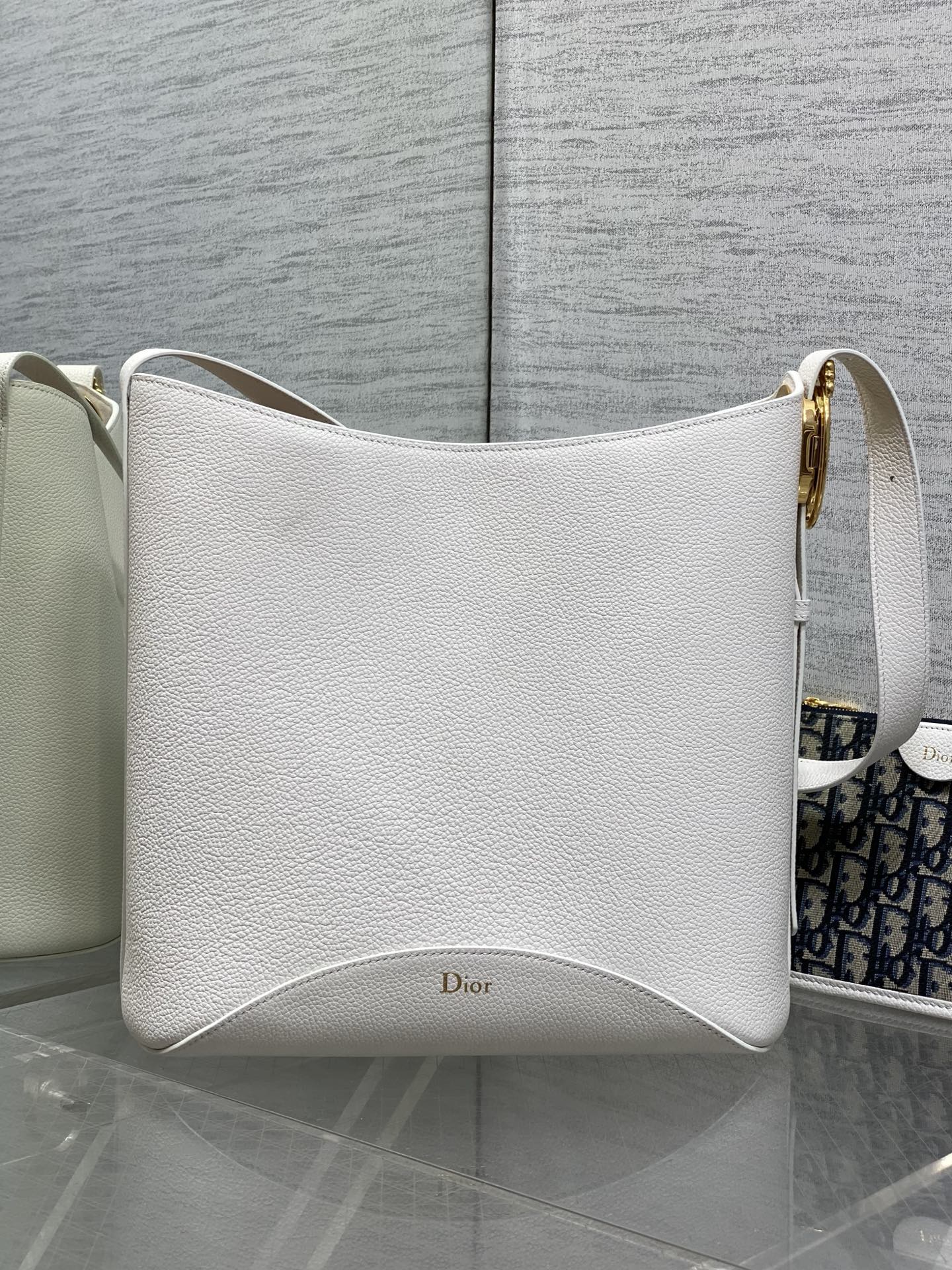 Dior 2026 Medaillon Bucket Bag 26.5cm Grained Cowhide 289070