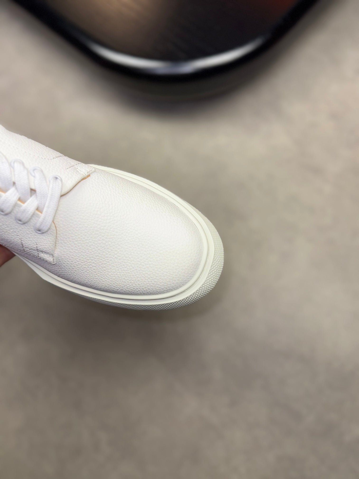 HM Men's Eveil Derby Shoe White Calfskin 538667