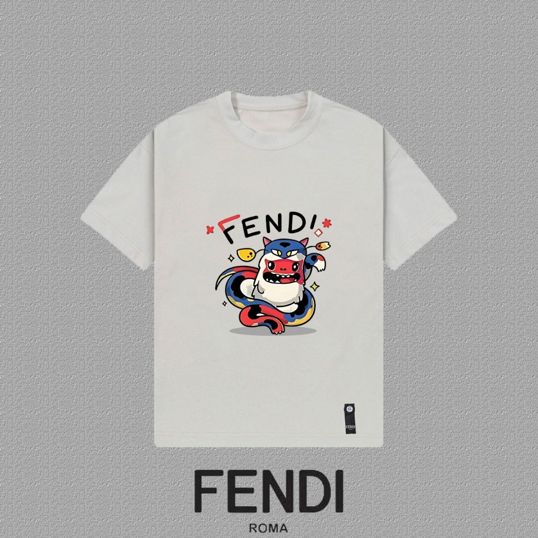 Fendi 2026 Men's Short-Sleeve T-Shirt Cotton 806078