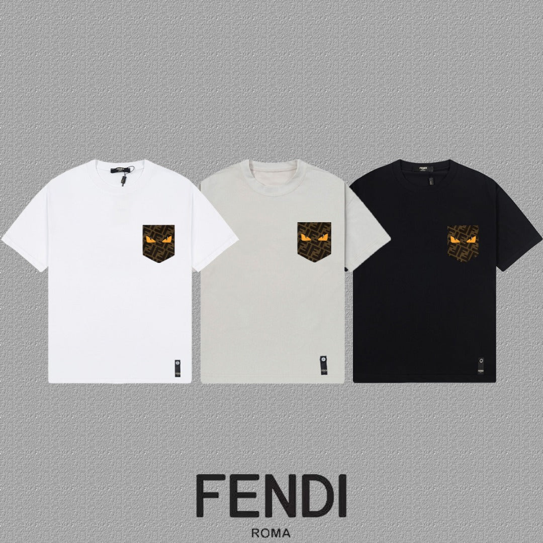 Fendi 2026 Men's Short-Sleeve T-Shirt Cotton 806096
