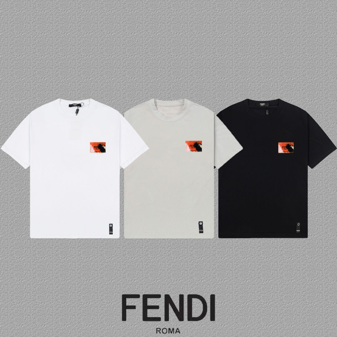 Fendi 2026 Men's Short-Sleeve T-Shirt Cotton 806099
