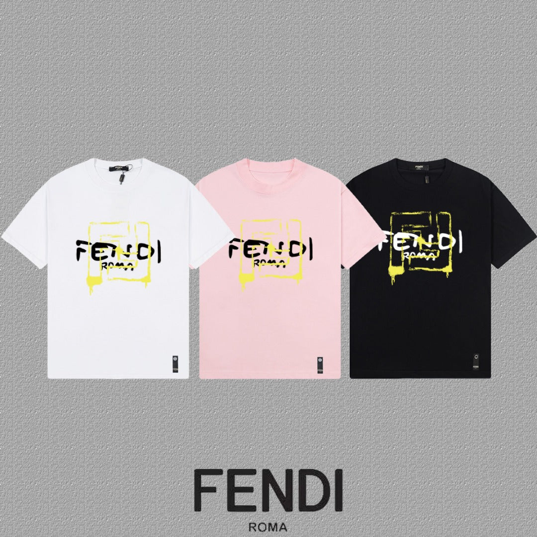 Fendi 2026 Men's Short-Sleeve T-Shirt Cotton 805945