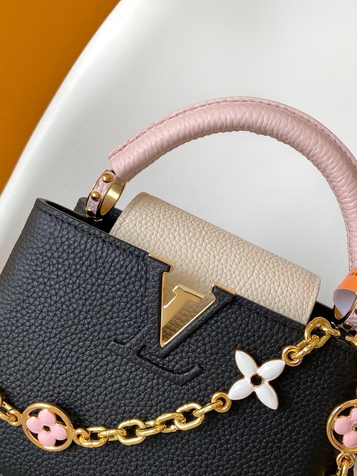 LV 2026 Capucines Bag Black Pink Beige Taurillon Cowhide Leather 281538