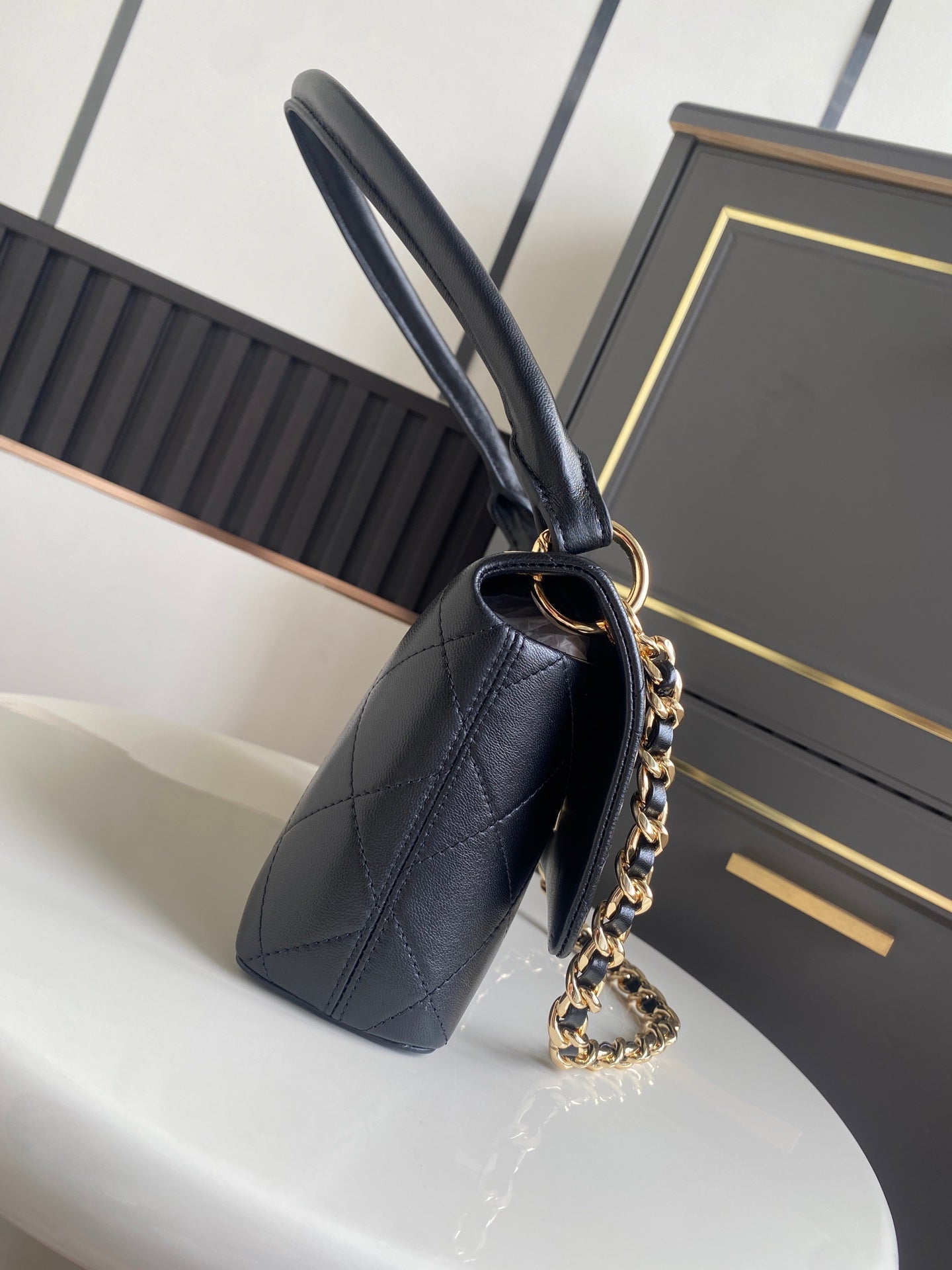 Chanel 2026 Flap Bag With Handle Bag 25cm Lambskin