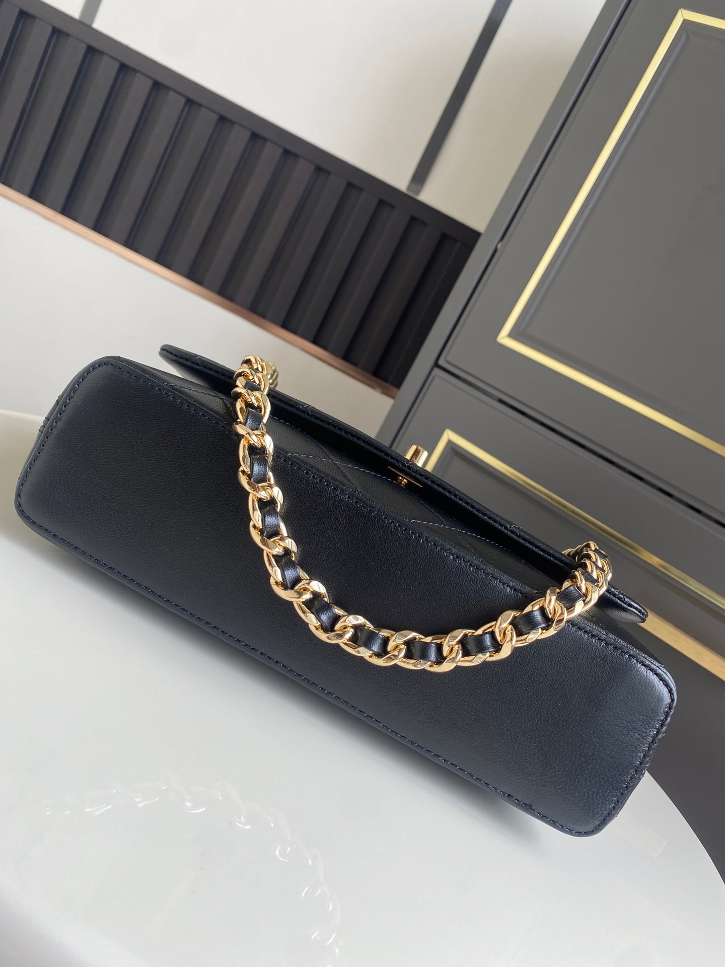 Chanel 2026 Flap Bag With Handle Bag 25cm Lambskin