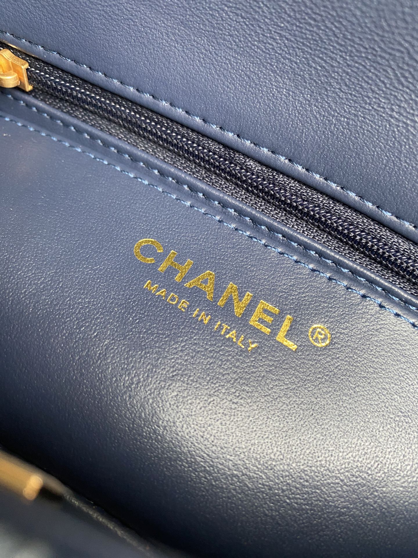 Chanel 2026 Denim Washed Flap Bag Blue Cotton Leather