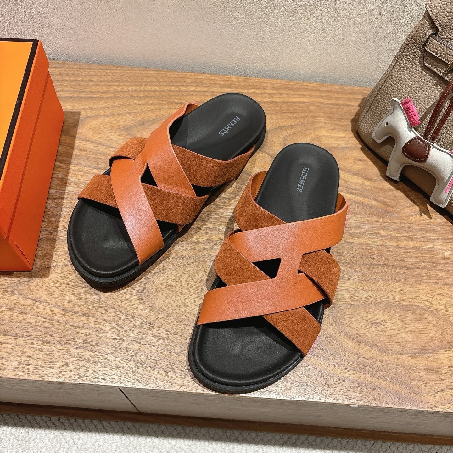 HM 25 Kazimir Sandal Calfskin Suede
